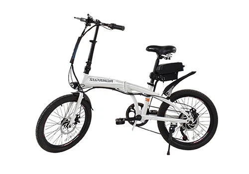 white electric folding bike white electric folding bike